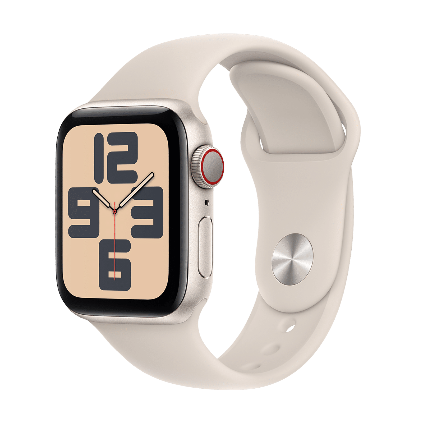 Buy Apple Watch SE GPS+Cellular with Starlight Sport Band - S/M 